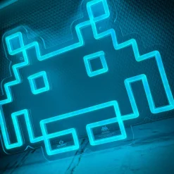 Mad Monkey Licht^Space Invaders Neon Logo Lampe