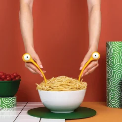 Ototo Design Küche^Spaghetti-Monster Pasta- und Salatbesteck
