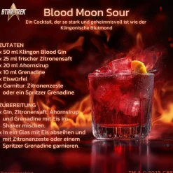 V Sinne Küche|Lebensmittel^Star Trek Klingonen Blut-Gin