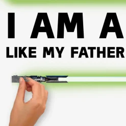 RoomMates Wandaufkleber^Star Wars Glow in the Dark Wandaufkleber I am a Jedi