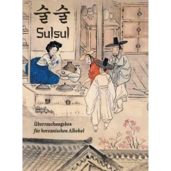 Dalgona Lebensmittel^Sulsul Normal: Überraschungsbox mit 6 alkoholischen Getränken aus Korea (Bier, Soju & Reiswein)