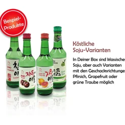 getDigital Lebensmittel^Sulsul Soju: Überraschungsbox mit 6 Soju-Getränken aus Korea