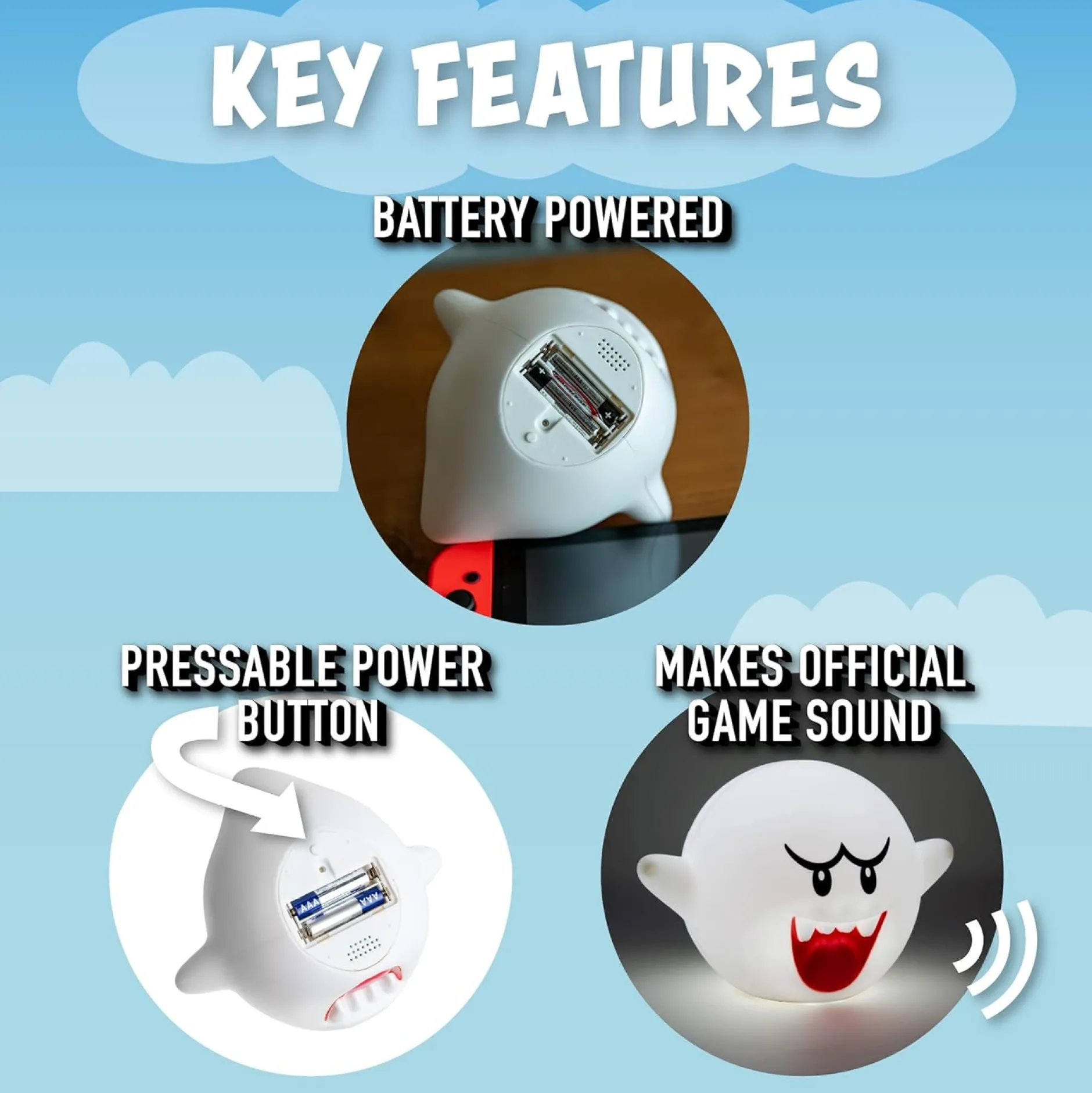 Paladon Licht^Super Mario 3D Boo Stimmungs-Licht