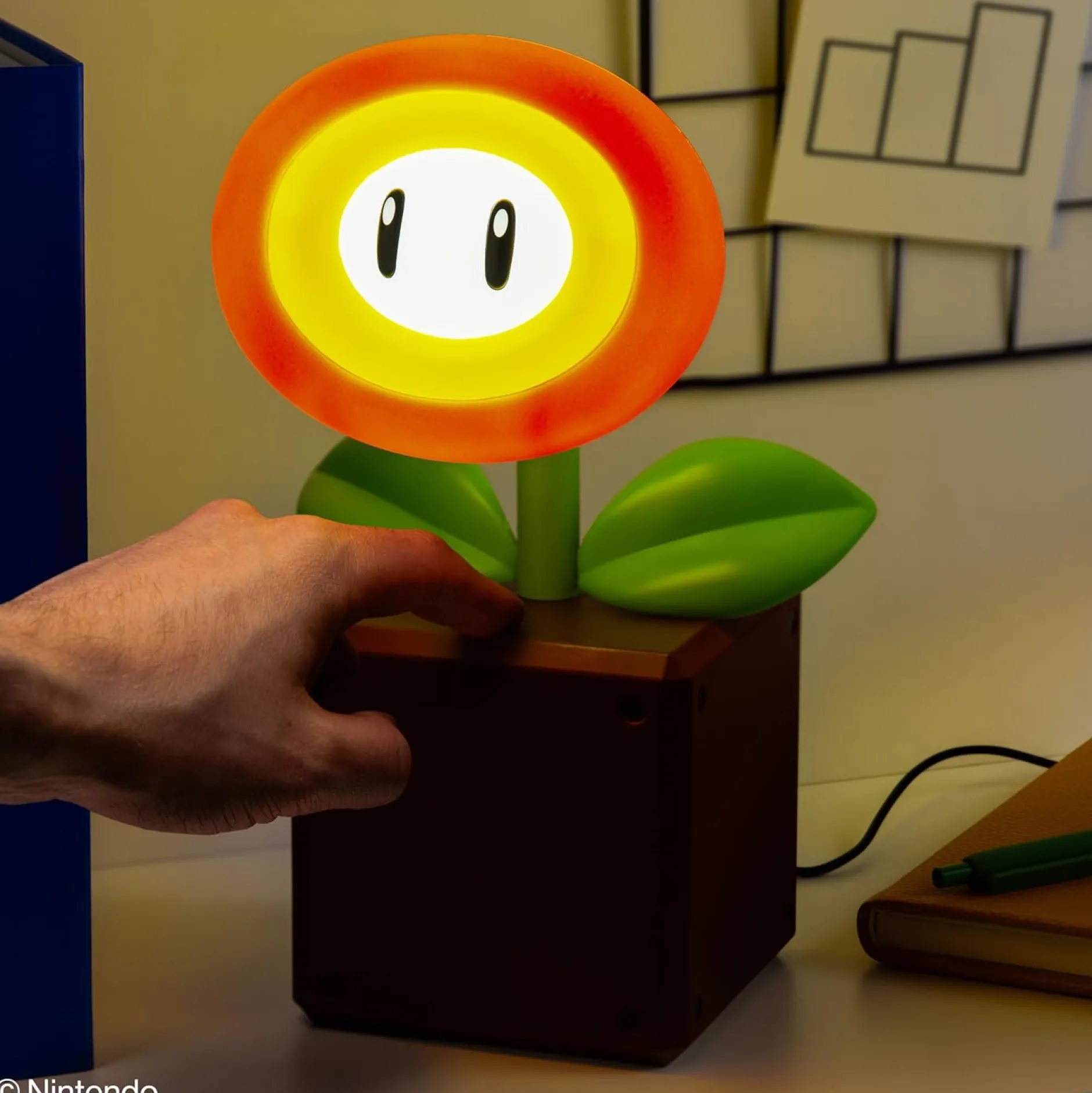 Paladon Licht^Super Mario Feuer Blume Lampe