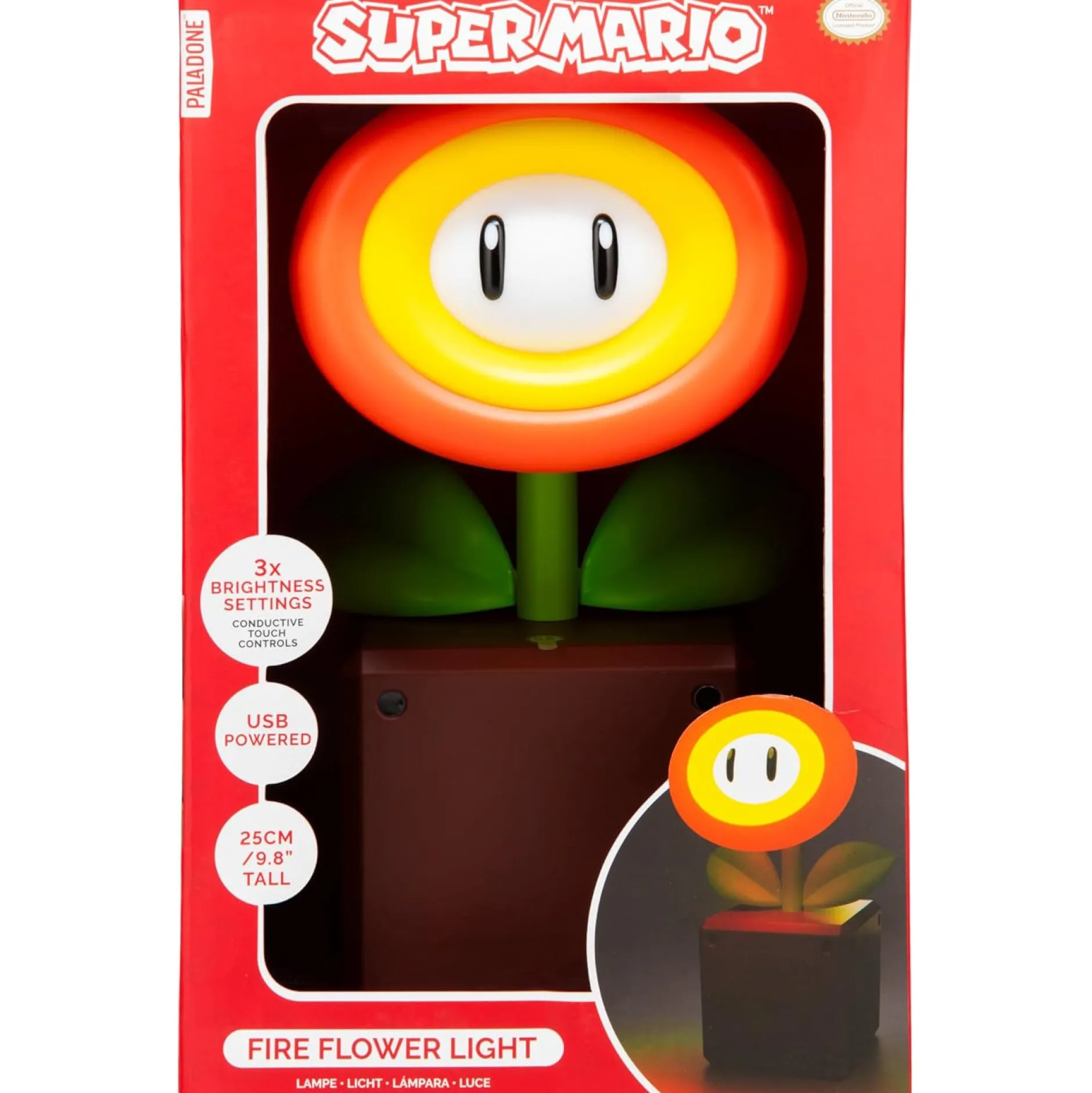 Paladon Licht^Super Mario Feuer Blume Lampe