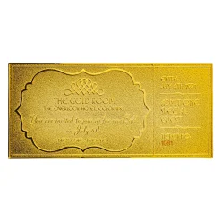 The Shining Bücher^24K vergoldetes Ticket