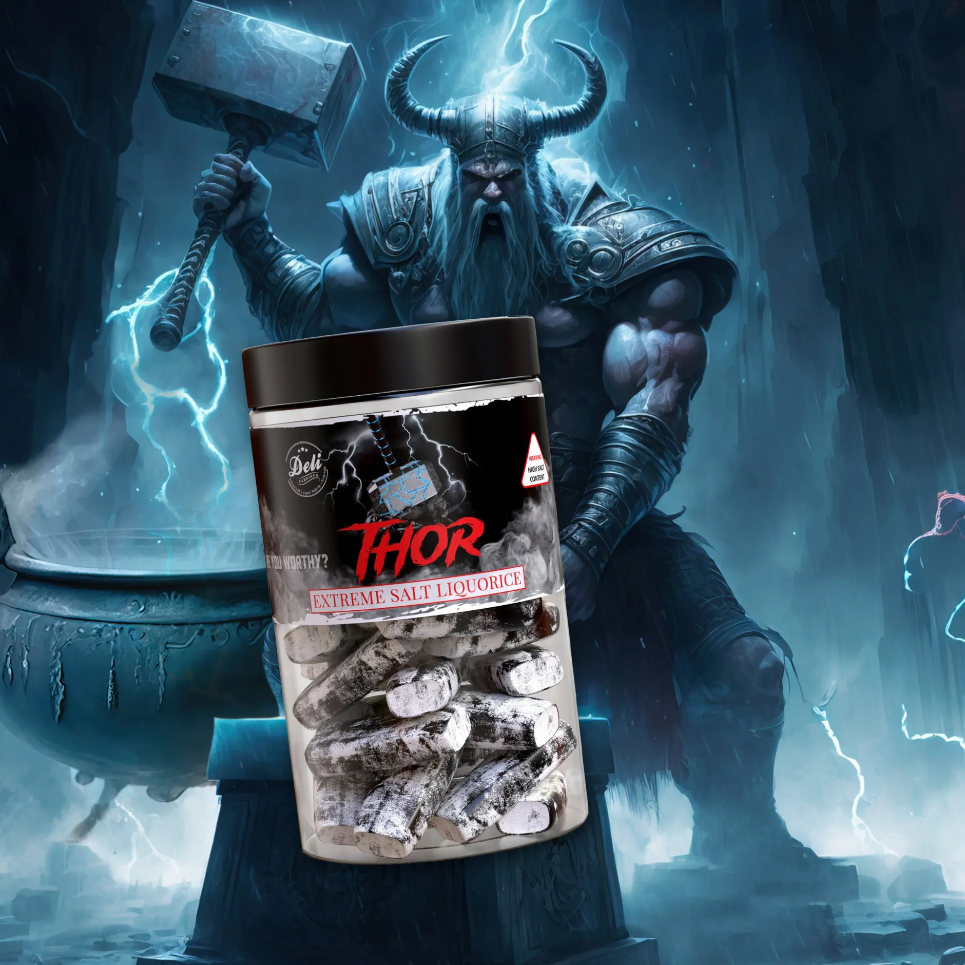 Delifabriken Lebensmittel^Thor - Extremes Salzlakritz aus Schweden