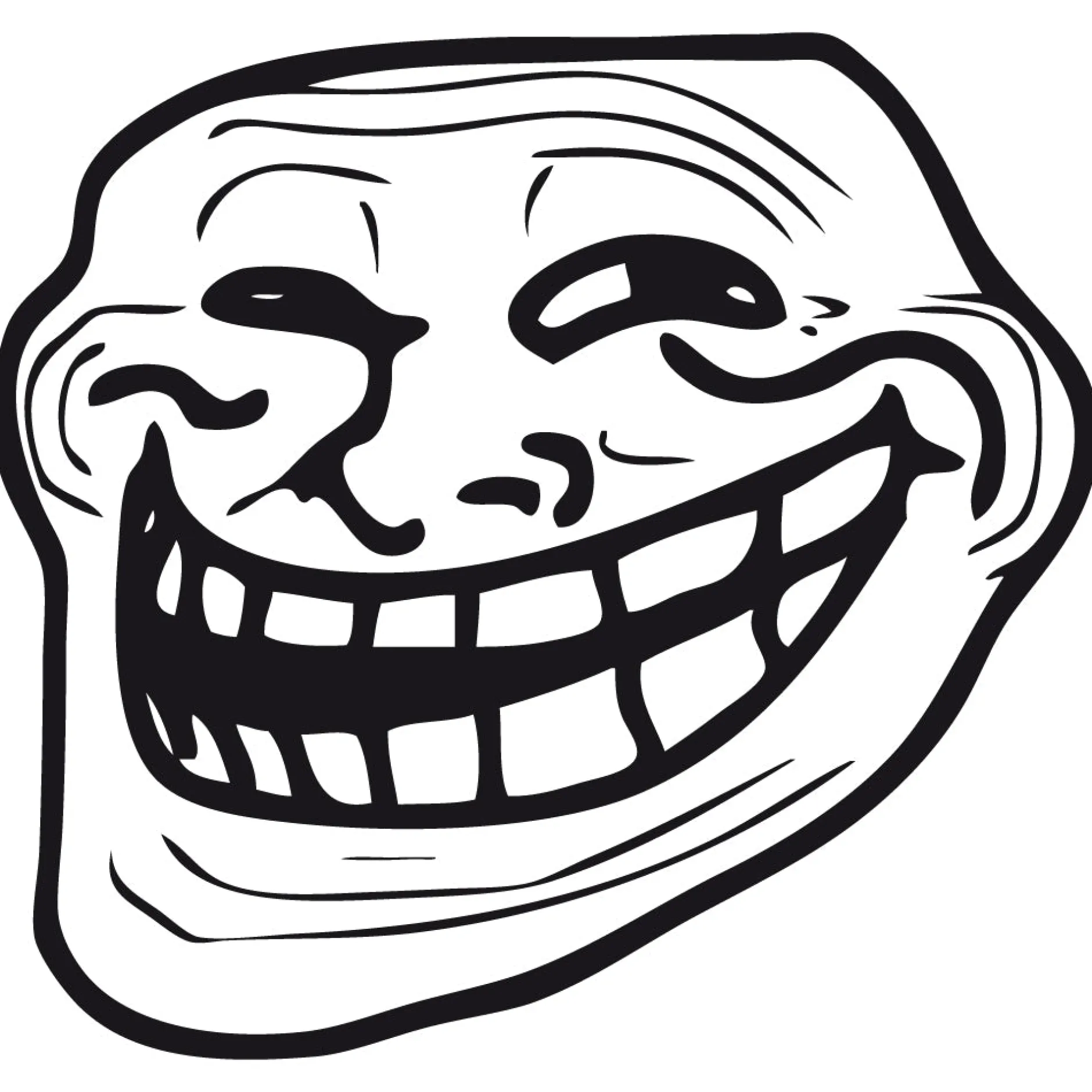 getDigital Aufkleber^Trollface Aufkleber