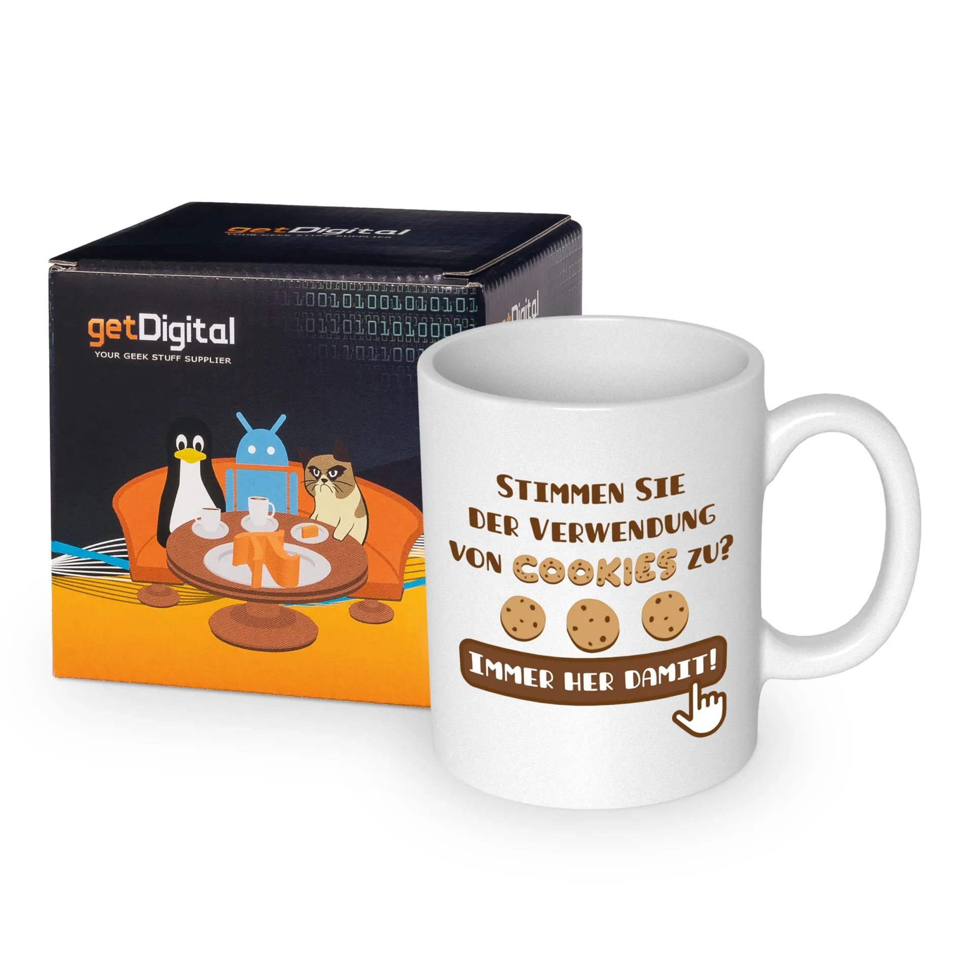 getDigital Küche^Verwendung von Cookies Becher