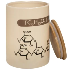 getDigital Küche|Aufbewahrung^Vorratsbehälter für Mehl mit chemischen Formeln