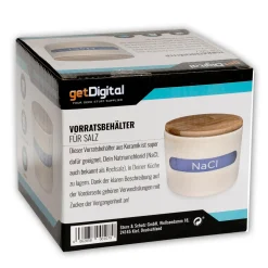 getDigital Küche|Aufbewahrung^Vorratsbehälter Salz mit chemischer Formel