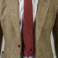 Warhammer 40K Accessoires|Rollenspiel^Warhammer 40.000 Chaos Krawatte mit Anstecknadel