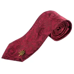 Warhammer 40K Accessoires|Rollenspiel^Warhammer 40.000 Chaos Krawatte mit Anstecknadel