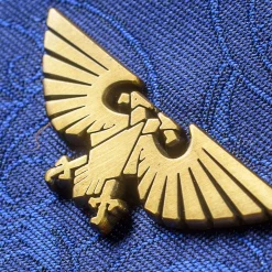 Warhammer Accessoires|Rollenspiel^40.000 Imperium Krawatte mit Anstecknadel