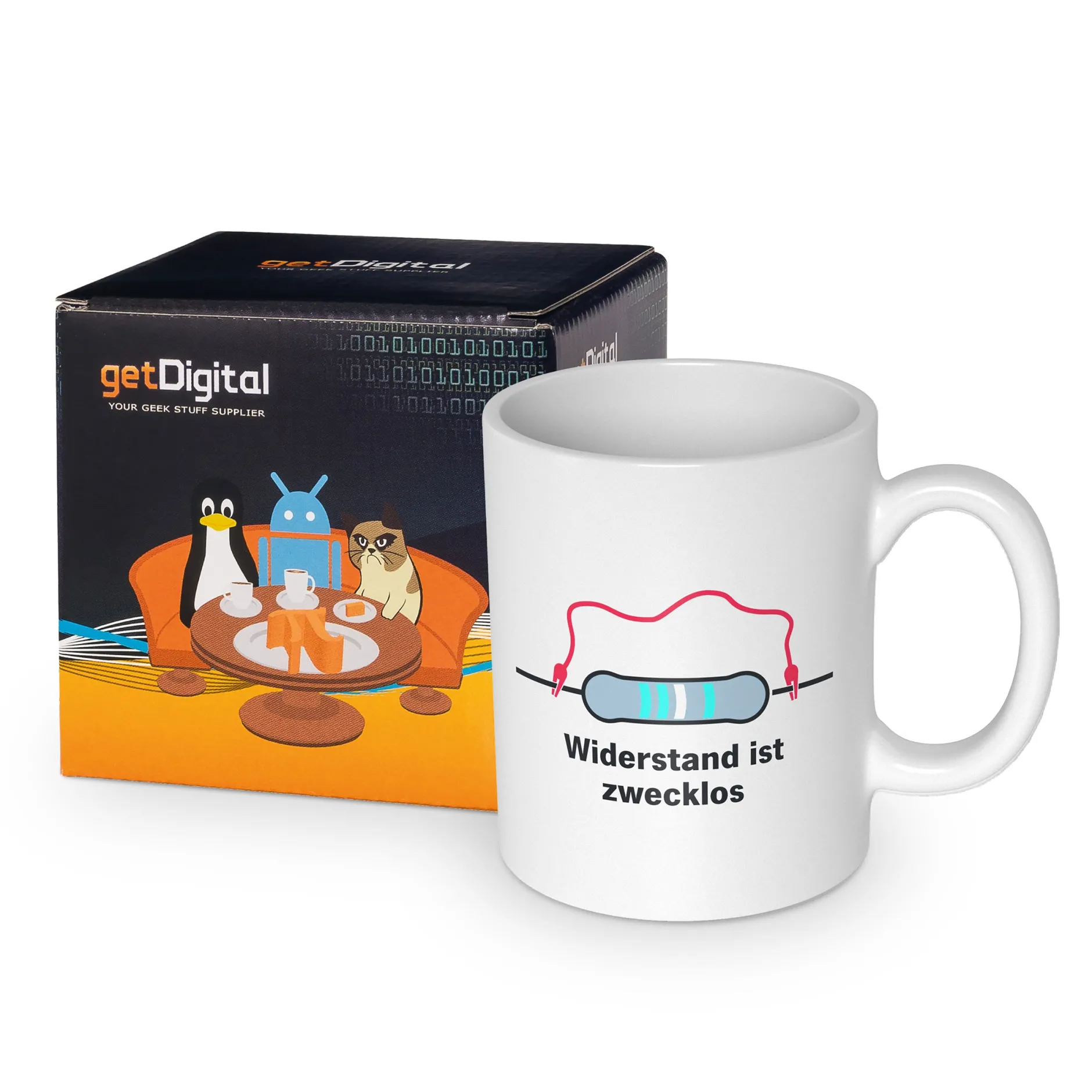 getDigital Küche^Widerstand Ist Zwecklos Becher