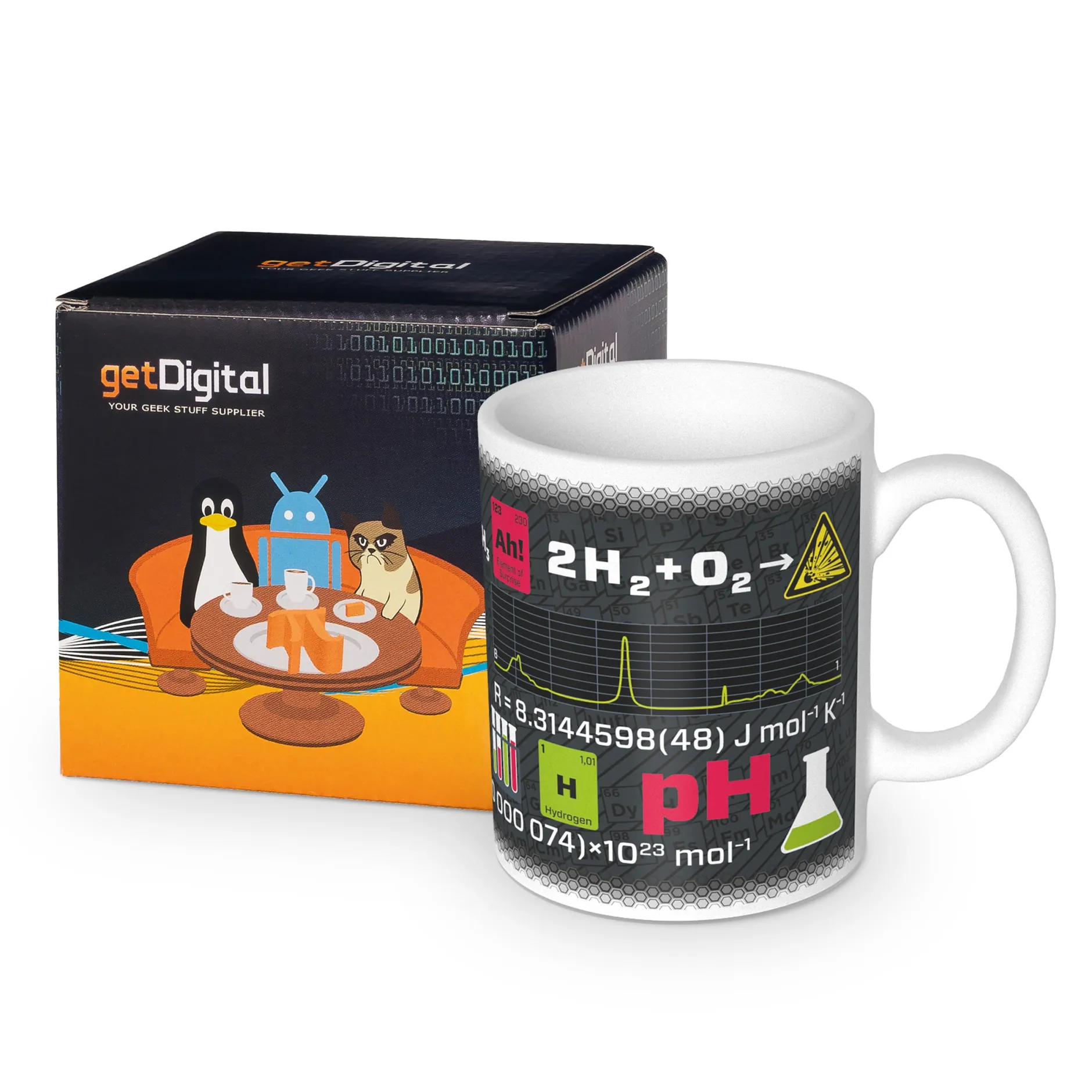 getDigital Küche^Wissenschaftsbecher Chemie